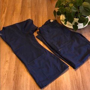 Blue WonderWink Scrub Top